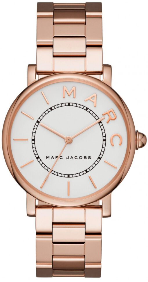 MARC JACOBS Roxy Silver Dial Ladies Rose Gold Tone MJ3523