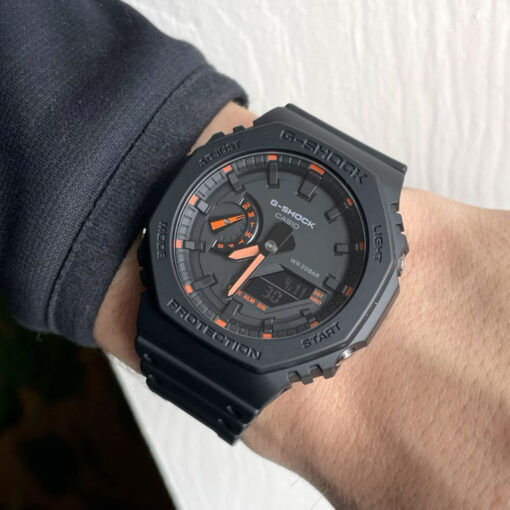 CASIO G-SHOCK Mod. OAK - Neon Orange GA-2100-1A4ER - Image 5