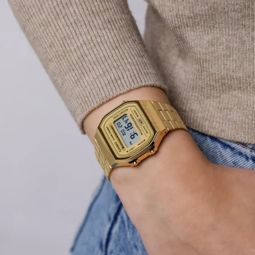 Casio Collection Unisex Adults Watch A168WG-9EF - Image 2