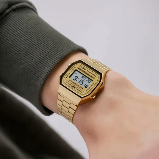 Casio Collection Unisex Adults Watch A168WG-9EF - Image 3