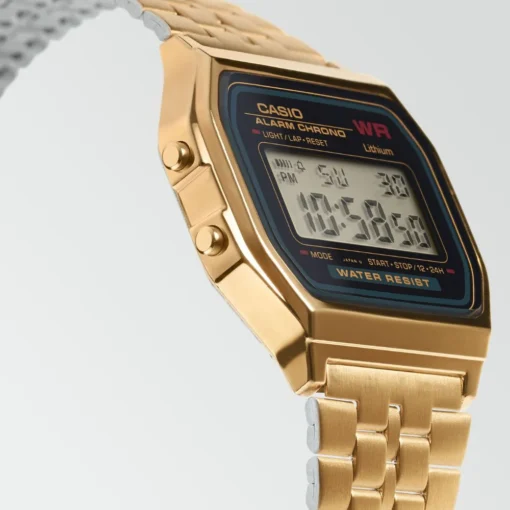 Casio VINTAGE Gold Unisex Watch A159WGEA-1EF - Image 4