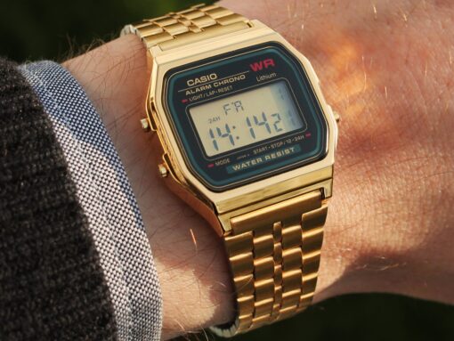 Casio VINTAGE Gold Unisex Watch A159WGEA-1EF - Image 2