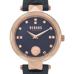 VERSUS by VERSACE Covent Garden Petite Blue Leather Strap