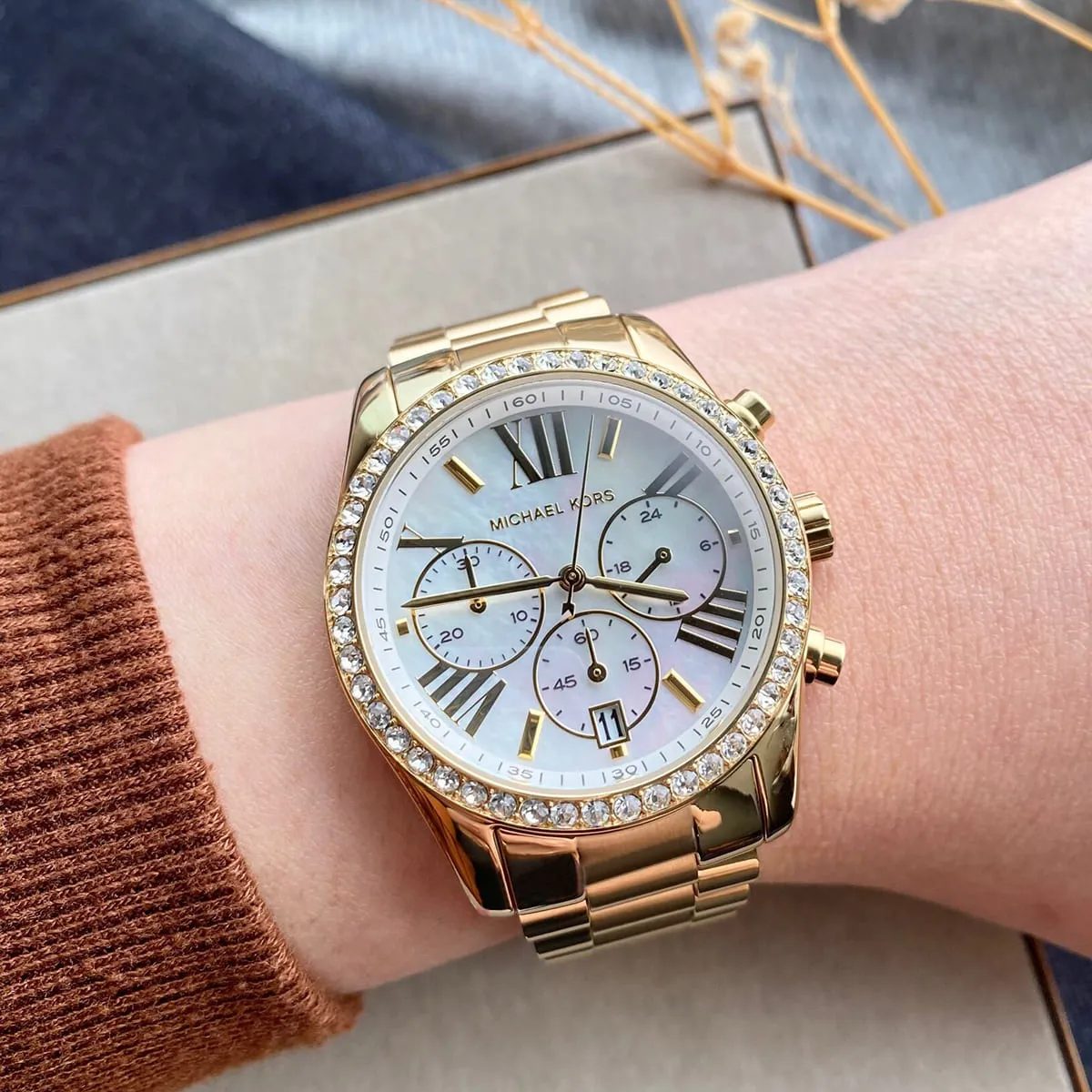 Michael Kors Lexington Chrono ladies watch MK7241 - Image 4