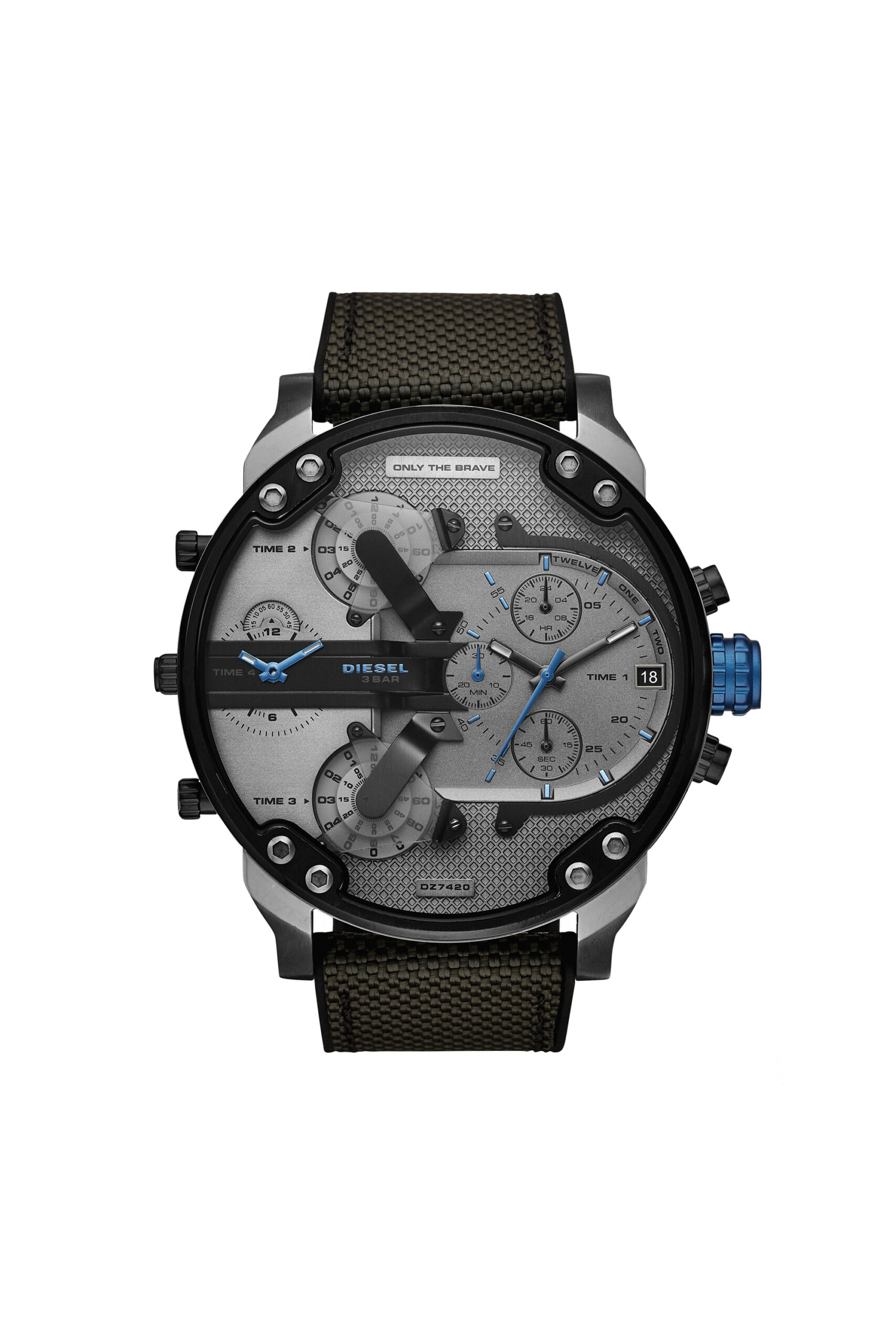 DIESEL MR. DADDY 2.0 DZ7420 57mm Men's watch with chronograph and date