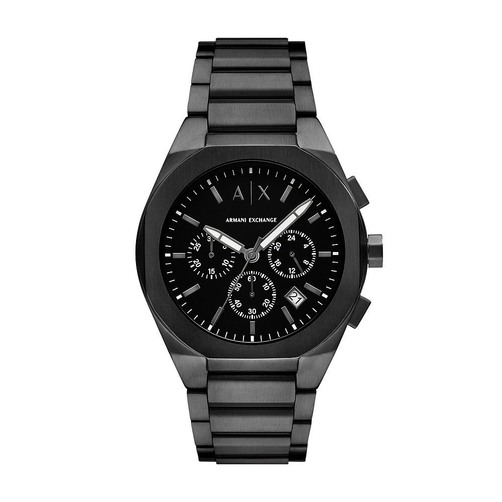 Armani Exchange AX4183 Black IP Chronograph Bracelet Watch