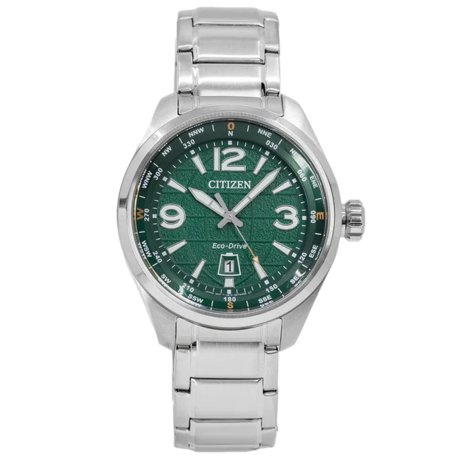 Citizen Watch AW1830-88X Eco-Drive Of Pilot Traveler Green