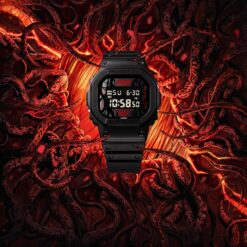 CASIO G-SHOCK DW-5600STT-1 Stranger Things Collab Netflix 2025 Limited Edition