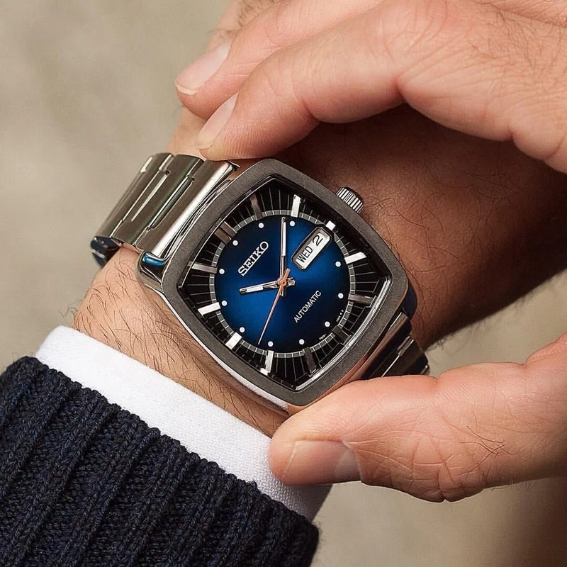 Seiko SNKP23 Recraft Series 39.5mm - Blue on Bracelet - Image 3