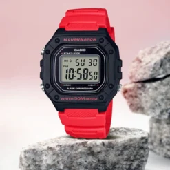 Casio Youth Series Digital Black Dial Men's Watch W-218H-4BVDF