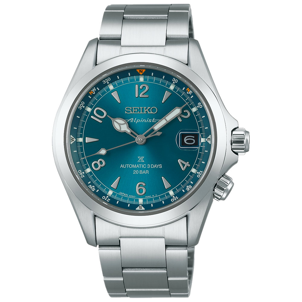 Seiko Alpinist Land Turquoise Ice Blue 39.5mm SPB503