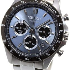 Seiko Spirit Chronograph Gray Sunburst Dial SBTR027