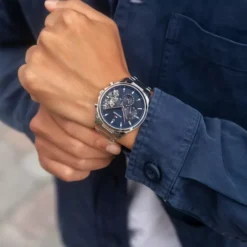 Alternative view of Tommy Hilfiger Silver Steel Men's Multi-function Watch - 1710448