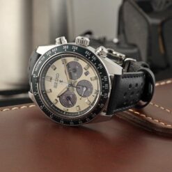 Alternative view of SEIKO PROSPEX Prospex 'Racing Sports' Solar Speedtimer Chronograph 41.5mm Mens Watch Ivory SSC943P1