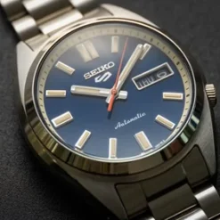 Alternative view of Seiko 5 Sports SNXS Series Stainless Steel Rinse Blue Dial Automatic SRPK87K1
