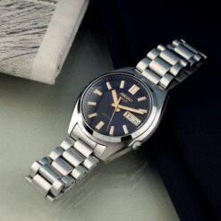 Alternative view of SEIKO 5 Sports SNXS Vintage Gold Collection Blazer Blue Watch SRPL55K1