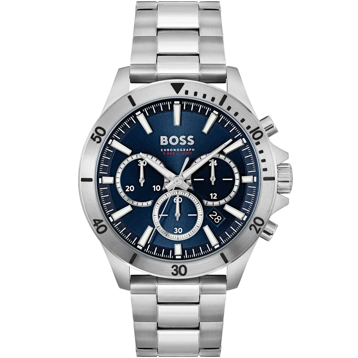 BOSS Sport Lux Troper 44mm Stainless Steel Chronograph Men’s Watch 1514069