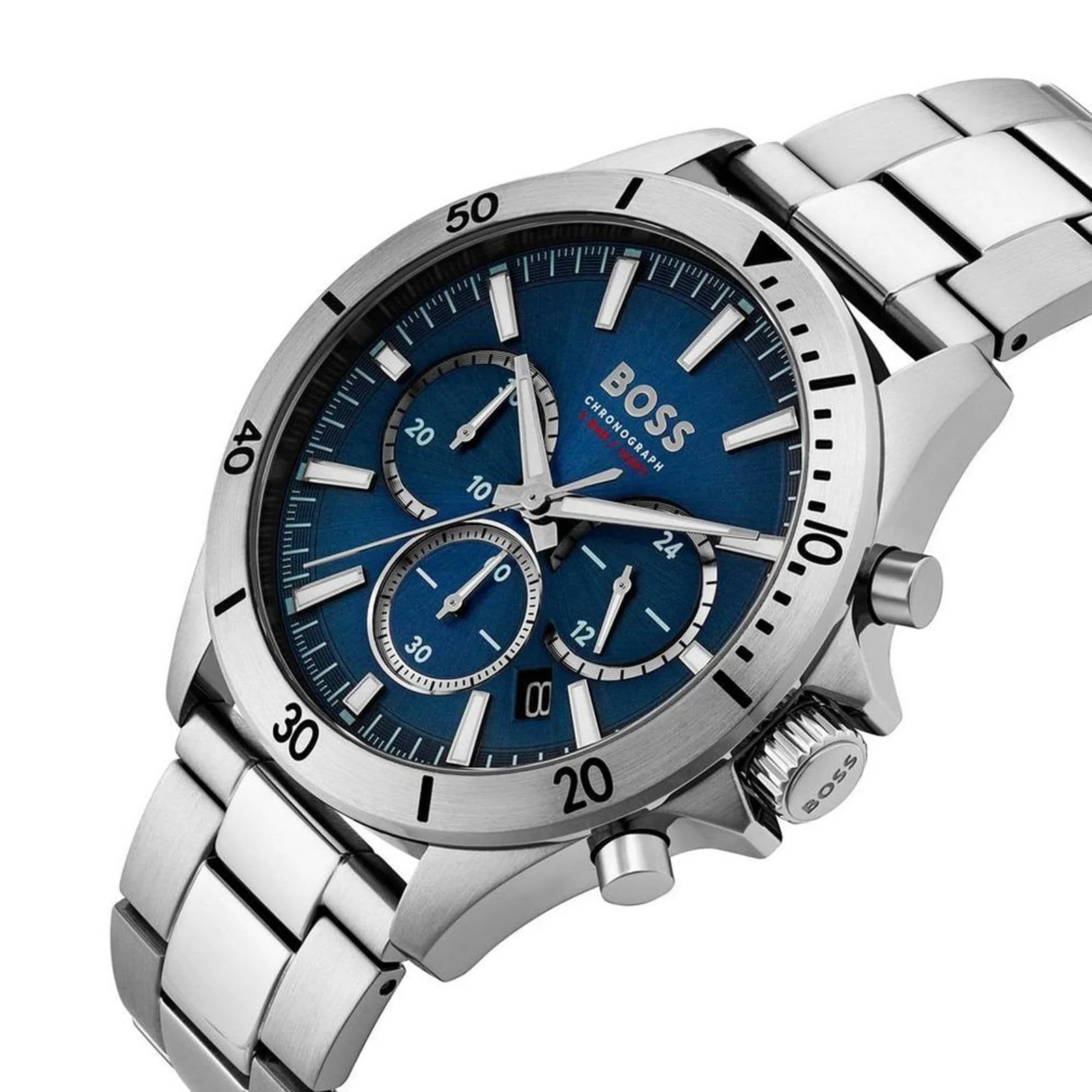 BOSS Sport Lux Troper 44mm Stainless Steel Chronograph Men’s Watch 1514069 - Image 2