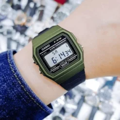 Alternative view of Casio Classic Daily Alarm F-91WM-3A Men's Watch