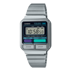 Casio Vintage Digital Stainless Steel Bracelet Quartz A120WE-1A Unisex Watch