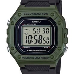 Casio W-218H-3AVEF Collection Mens Watch 43mm 5ATM